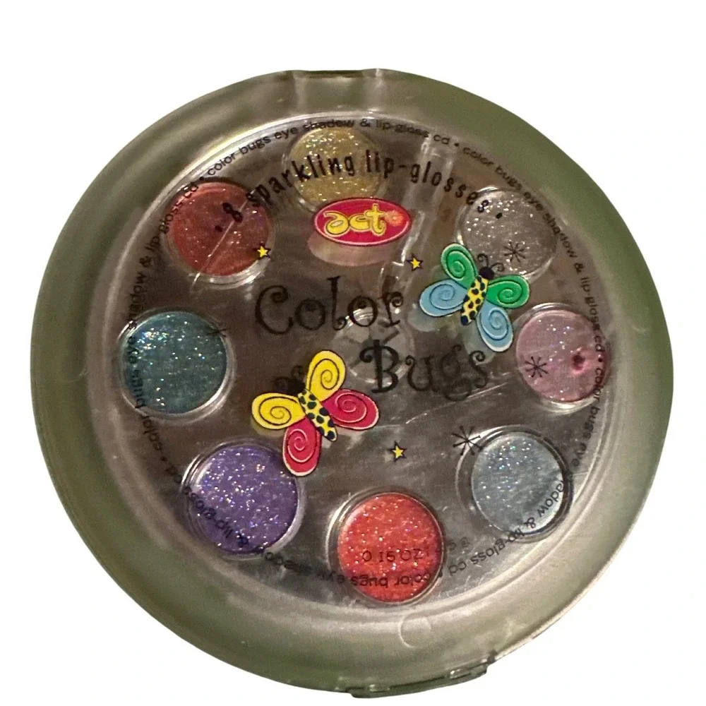 Vintage Color Bugs Act Makeup Palette Eye Shadow Lip Gloss Y2K Butterfly Compact